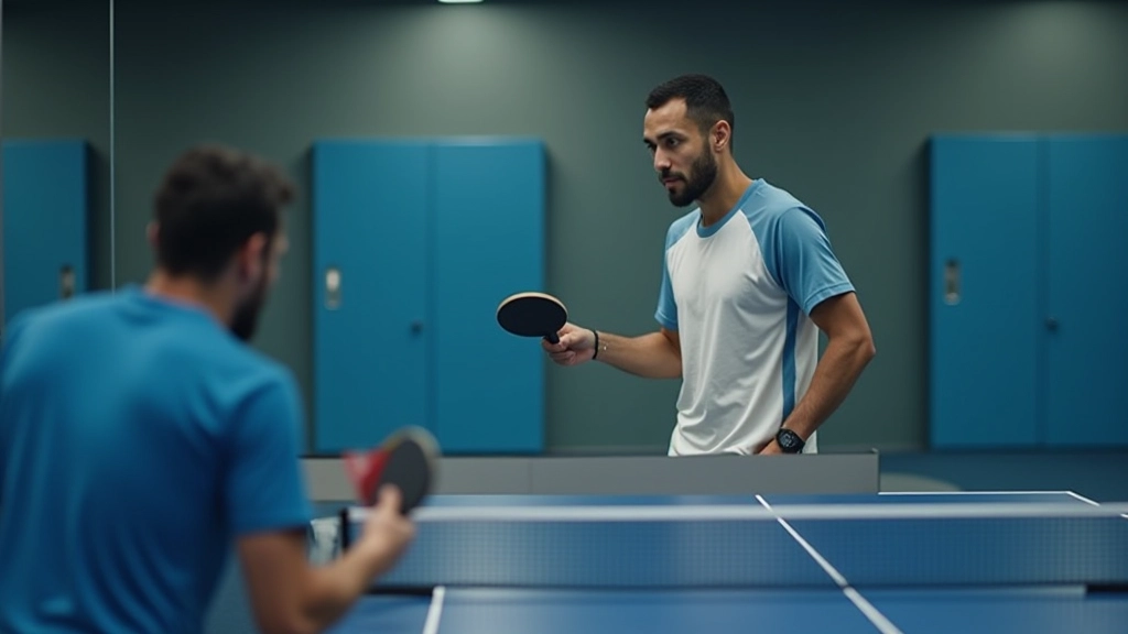 لاعب تنس طاولة يحلل وتصحح أخطاء الإرسال الشائعة